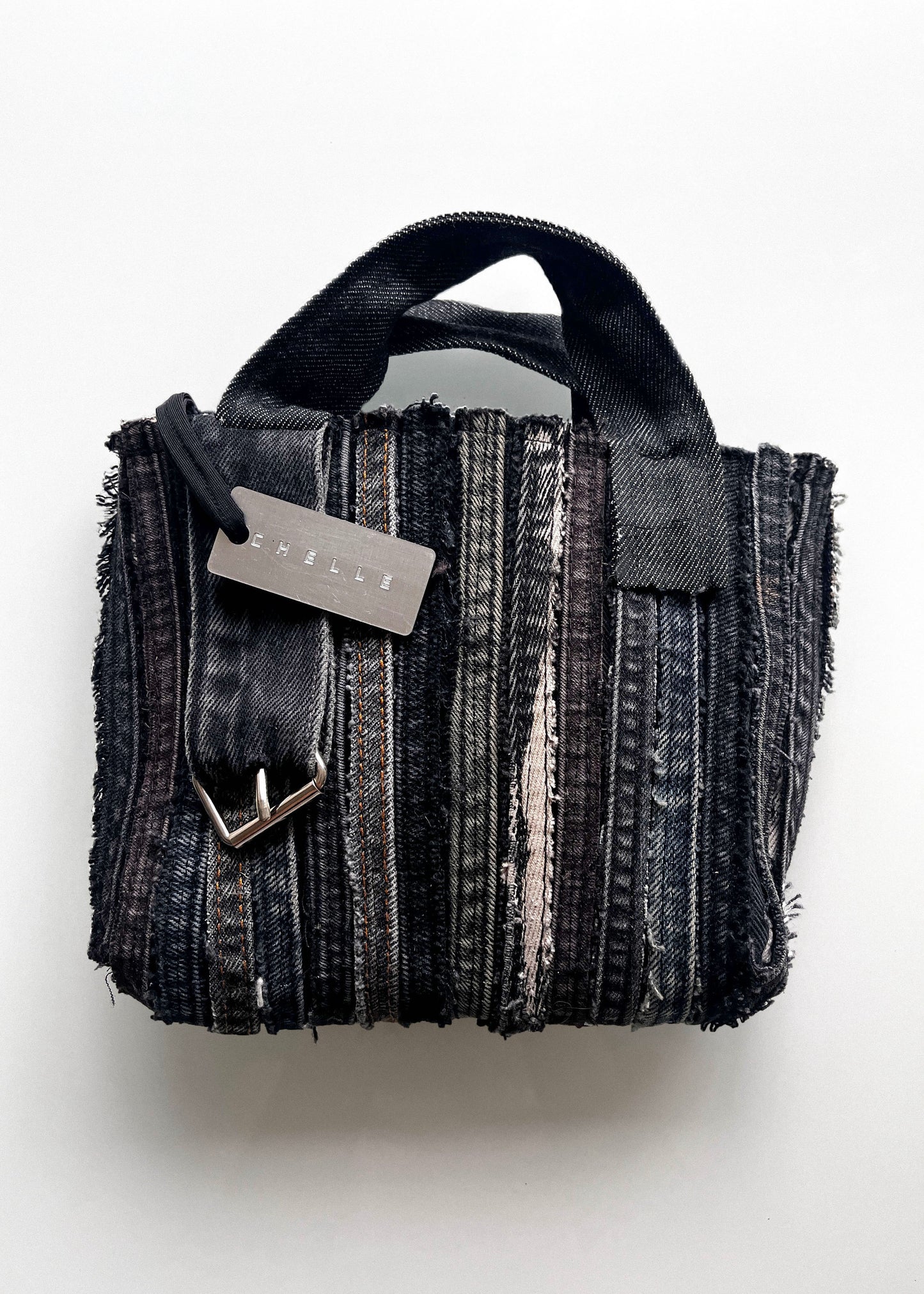 JEANS MINI SEAM BAG / BLACK
