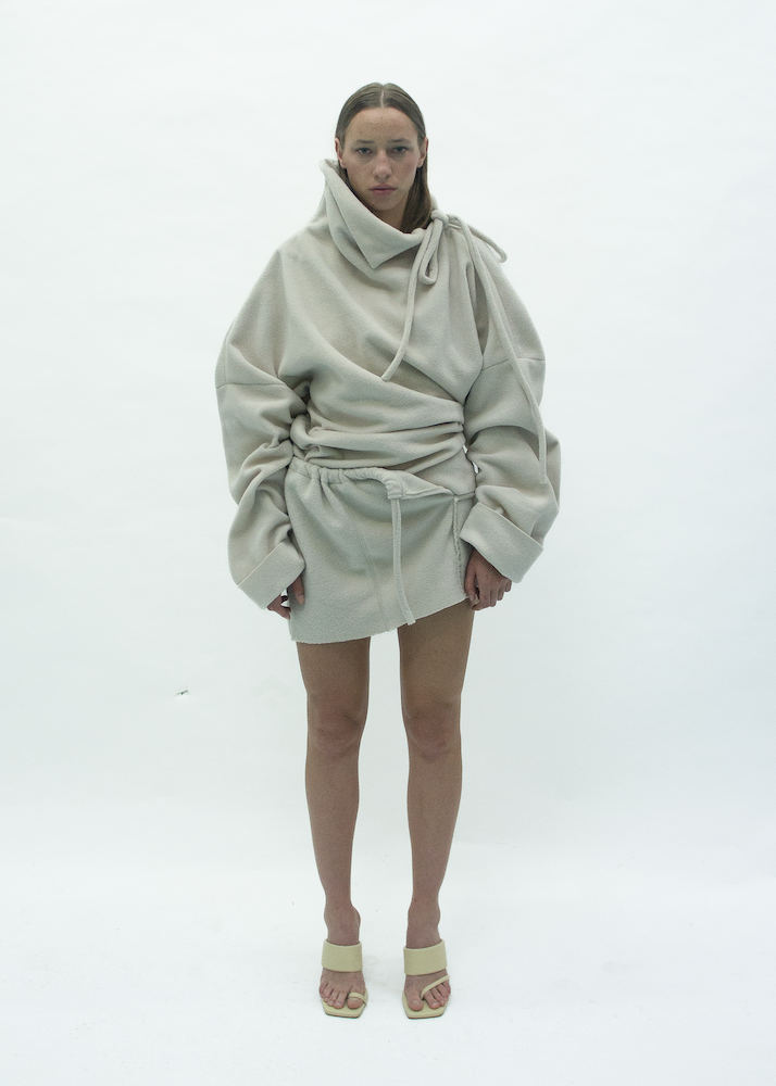 DUDU OVERSIZED SWEATER / CREAM
