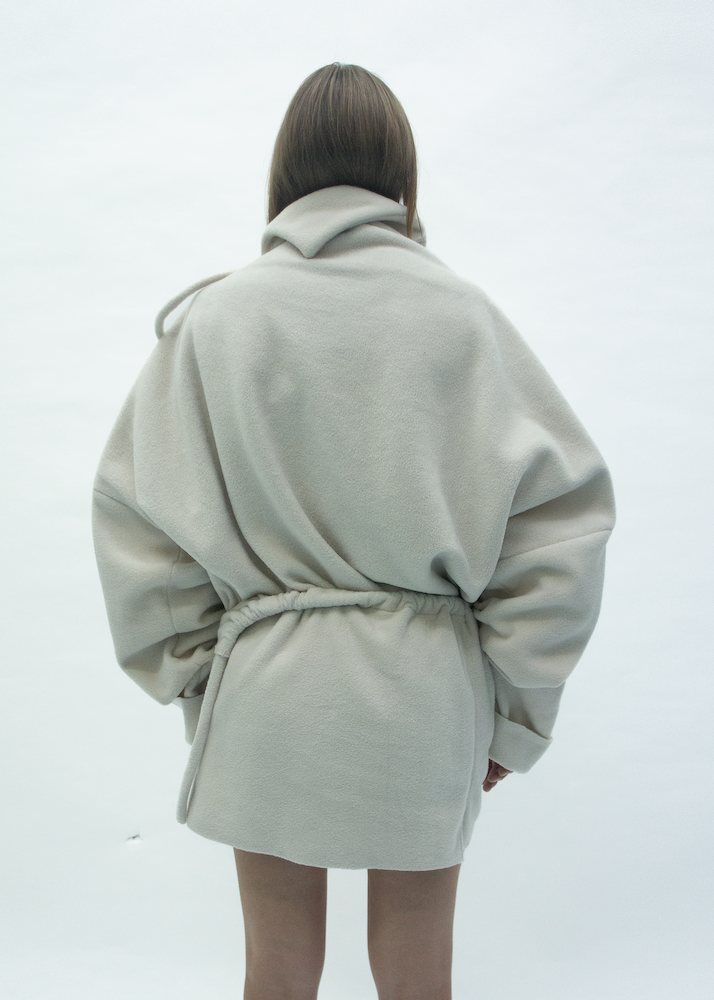 DUDU OVERSIZED SWEATER / CREAM
