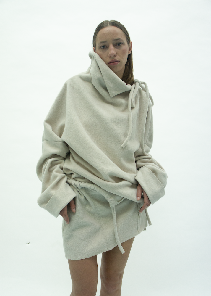 DUDU OVERSIZED SWEATER / CREAM