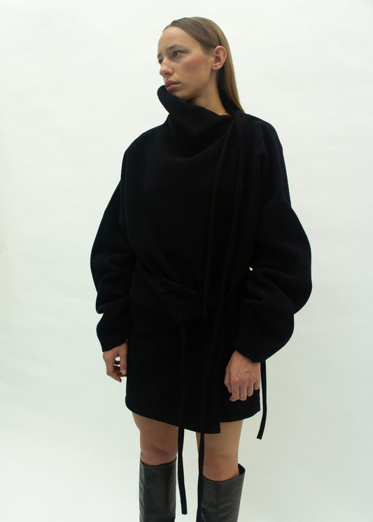 DUDU OVERSIZED SWEATER / NAVY