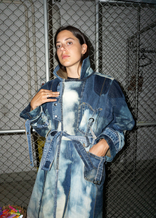 JEANS TRENCHCOAT