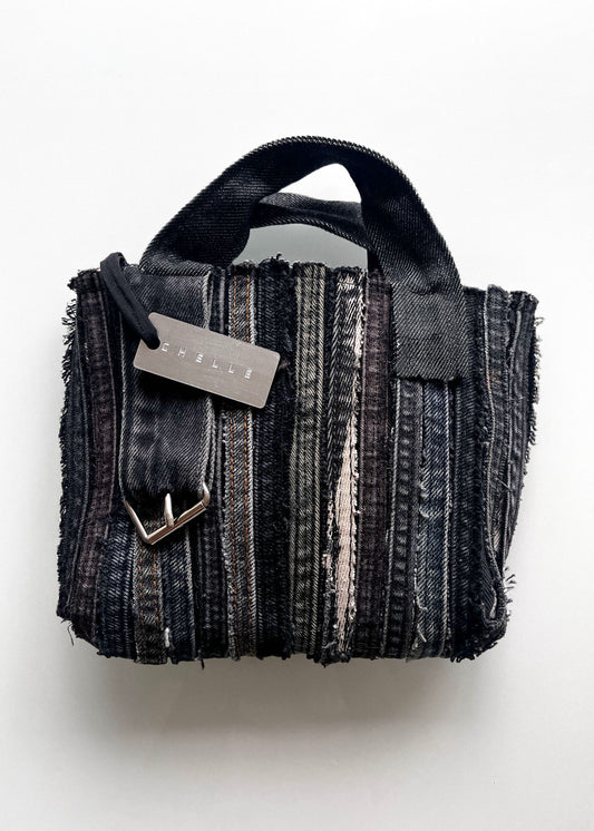 JEANS MINI SEAM BAG / BLACK