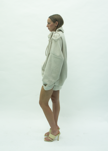 DUDU OVERSIZED SWEATER / CREAM