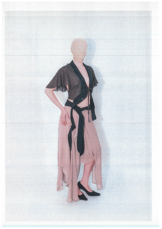 Suit chiffon skirt